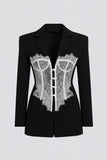 Amira Lace Corset Blazer
