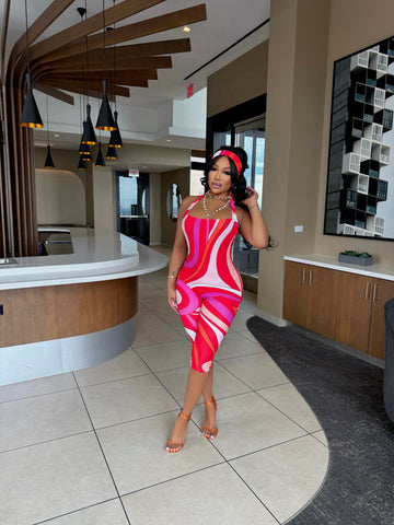 Mia Romper - Red