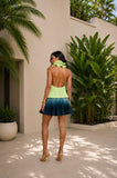 Isla Ombré Pleated Dress