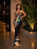 Mariposa Noir Maxi Dress