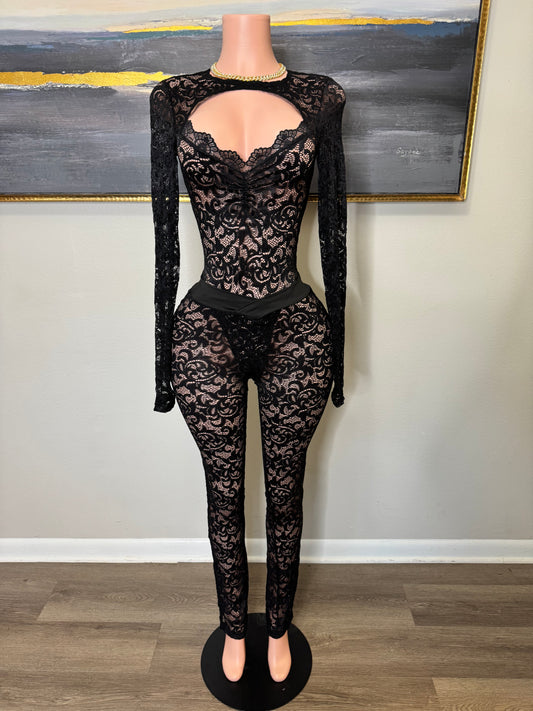 Noir Pants Set