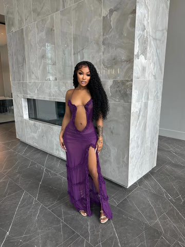 Aruba Dress - Purple