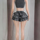Ruffle Me Shorts Set - Black