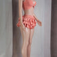 Ruffle Me Shorts Set - Orange