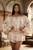 Champagne Muse Romper