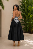 Savannah Scarf Maxi Dress