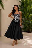 Savannah Scarf Maxi Dress