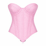 Pink Rhinestone Corset