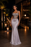 The Rosalie Dress - Silver
