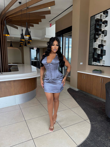 Milan Dress - Grey