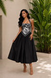Savannah Scarf Maxi Dress