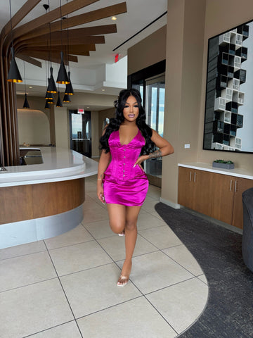 Milan Dress - pink