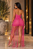 Amora Fringe Mini Dress