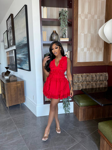 Shonda Ruffled Dress