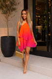 Blush Breeze Dress - Orange