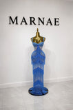 Azure Fringe Dress