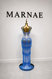 Azure Fringe Dress