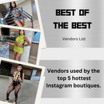 Best of the Best Vendors List