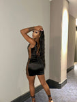 Diamond Couture Dress - Black