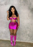Metallic Baddie Dress